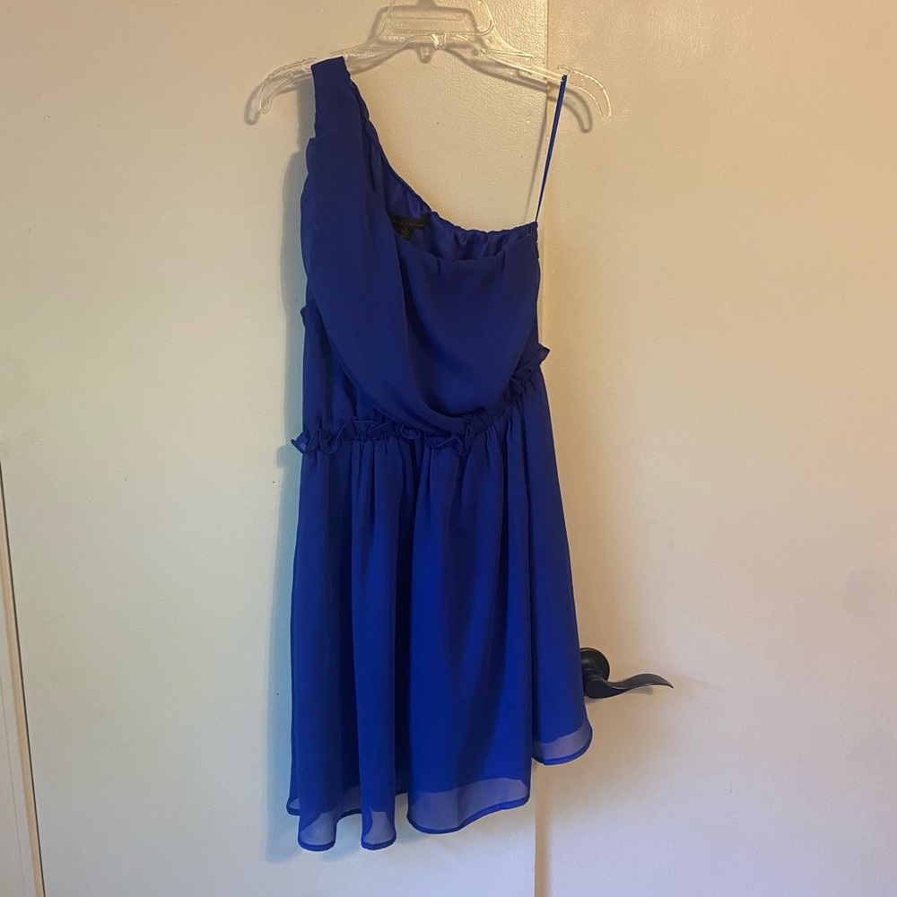 Luca Couture One Shoulder Mini Dress